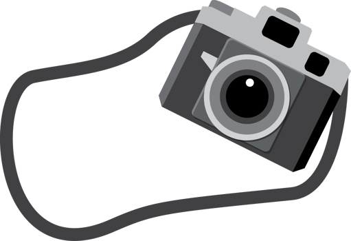 Cute camera, vintage png