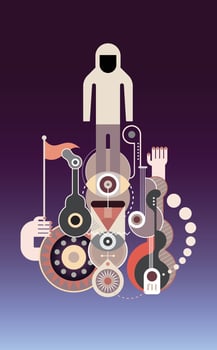 Abstract Art Composition vector