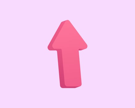 Realistic arrow 3d icon design illustrations. 3d render vector design concept
