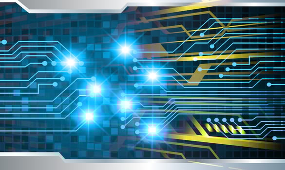 Modern Technology Background vector