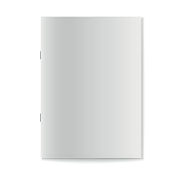 magazine mockup vector illustration
