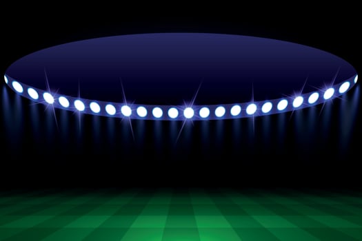 Football arena field vector