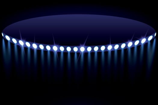 stadium lights vector illustration . Vector