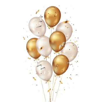 Luxury Birthday Decoration Balloons png