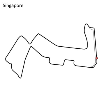 Marina Bay Street Circuit vector