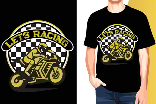 Motorbike lover t-shirt design vector print ready templates