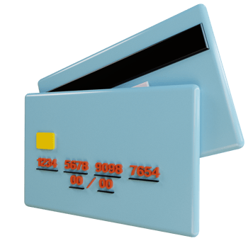 3D Icon Business Credit Card for Website, Landing Page, Banner, Marketing Source, Presentation png
