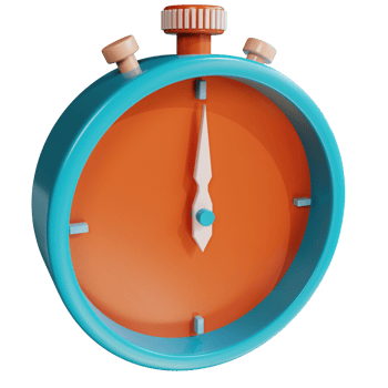 3D Icon Business Stopwatch Deadline Business for Website, Landing Page, Banner, Marketing Source png