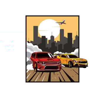 speed car, an illustration of racer vector