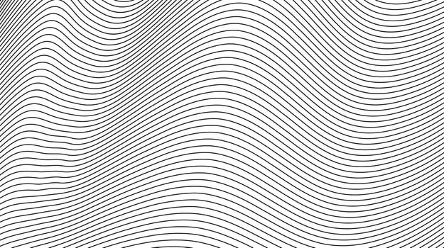 Abstract background made of curved lines vector