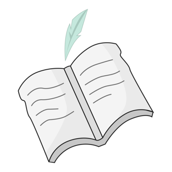 cartoon illustration magic book png