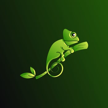 CHAMELEON FULL COLLOR vector