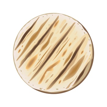 arepa breakfast food vector