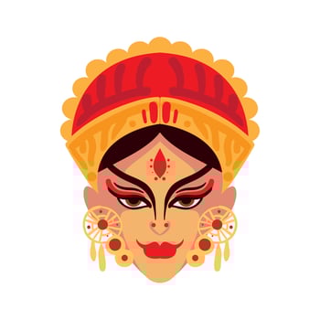 goddess Durga Puja vector