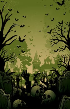 Halloween Background Concept vector
