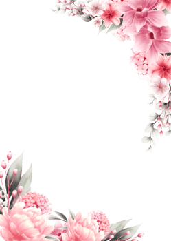 Watercolor cherry blossom png