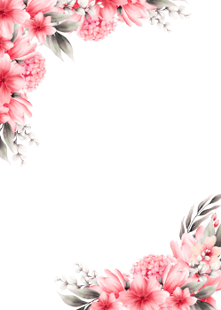 Watercolor cherry blossom png