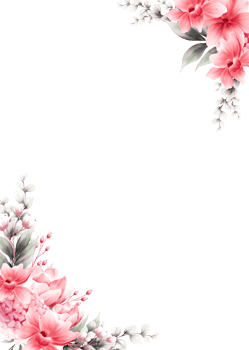 Watercolor cherry blossom png