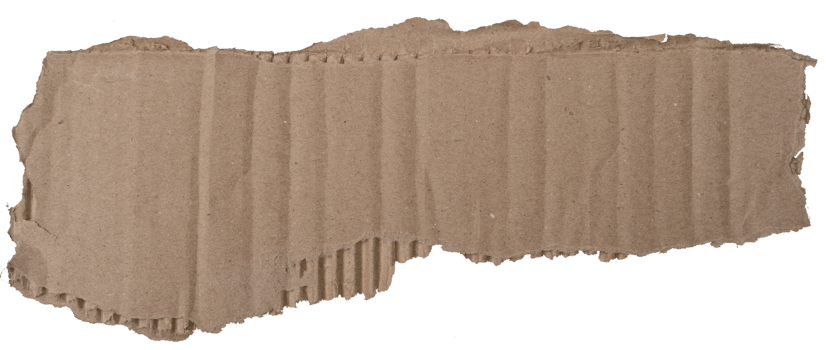 torn kraft paper texture isolated on white background png