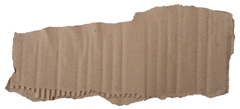 torn kraft paper texture isolated on white background png