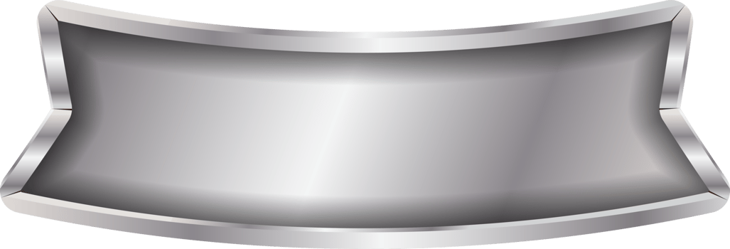 Metal sign isolated, png