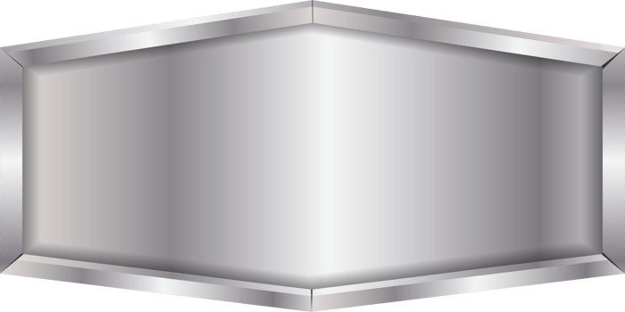 Metal sign isolated, png