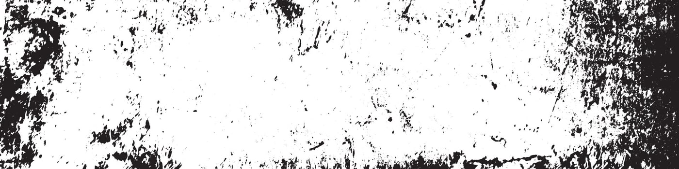 Black And White Aged Distress Texture. Vintage Weathered Old Grunge Background. vector