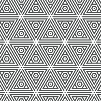 Abstract seamless geometric shape lines pattern vector