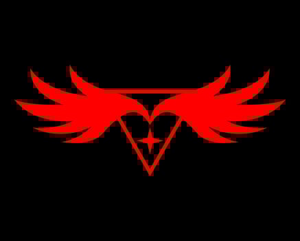Vector illustration of a wing sign symbol. Can be used for anything related to flying, aviation, superhero, cargo, courier services