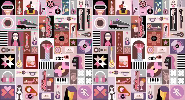 Pop Art Background vector