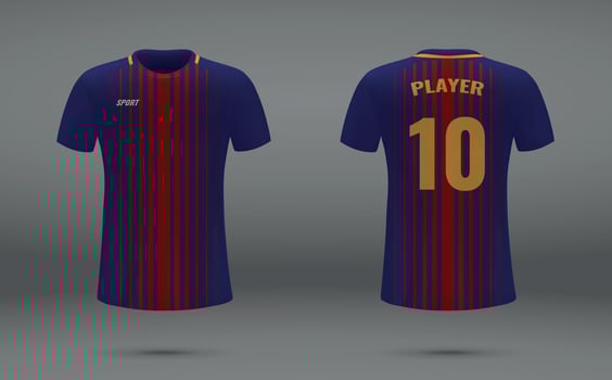 soccer jersey vector illustration