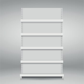 store shelves vector illustration
