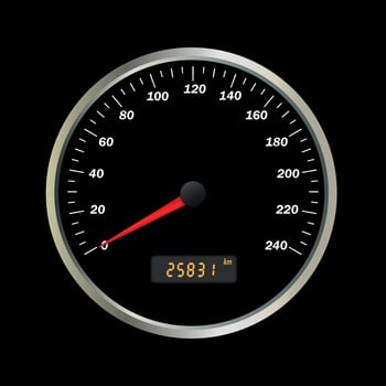 car speedomete vector illustration