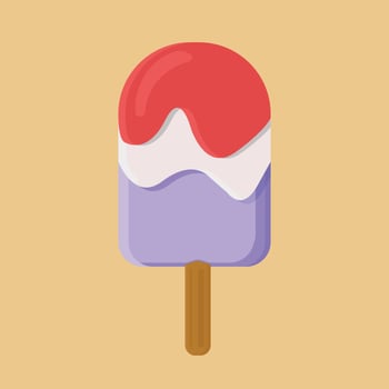 Ice Cream cute vector simply art suitable for illustration, logo etc.