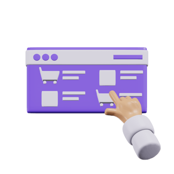 E Commerce   Marketing 3D Illustrations png