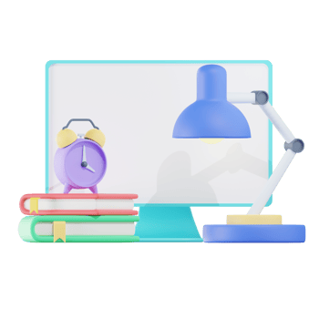 Desktop Education 3D Illustrations png