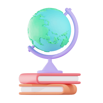 Globe Education 3D Illustrations png