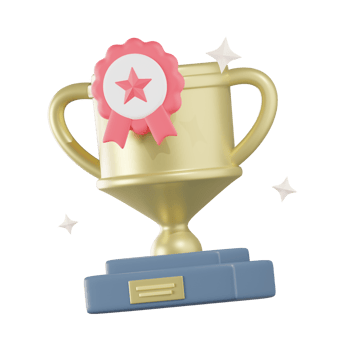 Trophy Education 3D Illustrations png