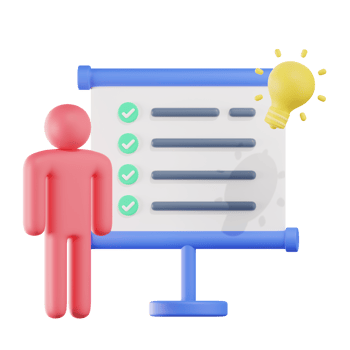 Presentation Education 3D Illustrations png