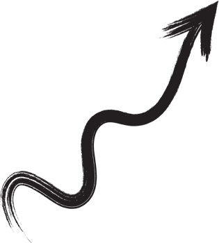 Black Painted Arrow png