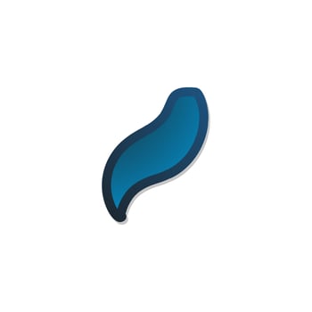 logo with abstract line concept vector