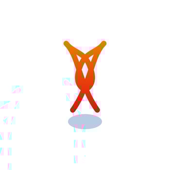 logo with abstract line concept vector