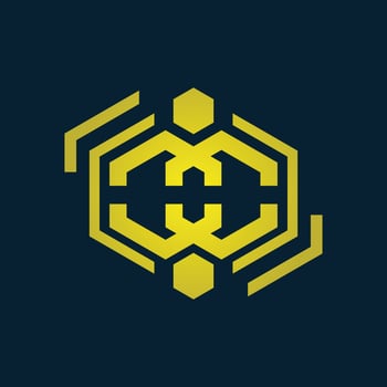 Abstract luxury logo symbol vector design. Ethnic luxury logo design