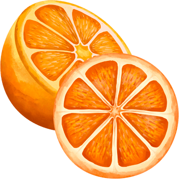 Orange fruit png