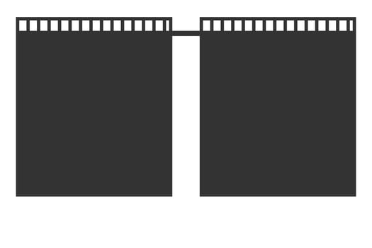 Double Oil storage tank icon used for save crude oil. vector simple illustration