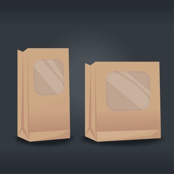 two take away mockup packs vector
