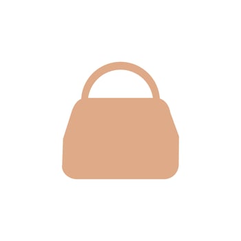 icon vector for mockups brand on the bag