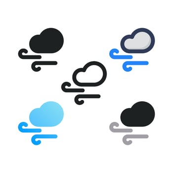 Windy Day Icon vector