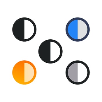 Moon Weather Icon vector