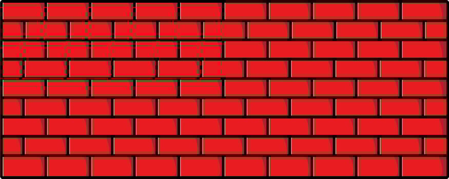 red brick texture background vector